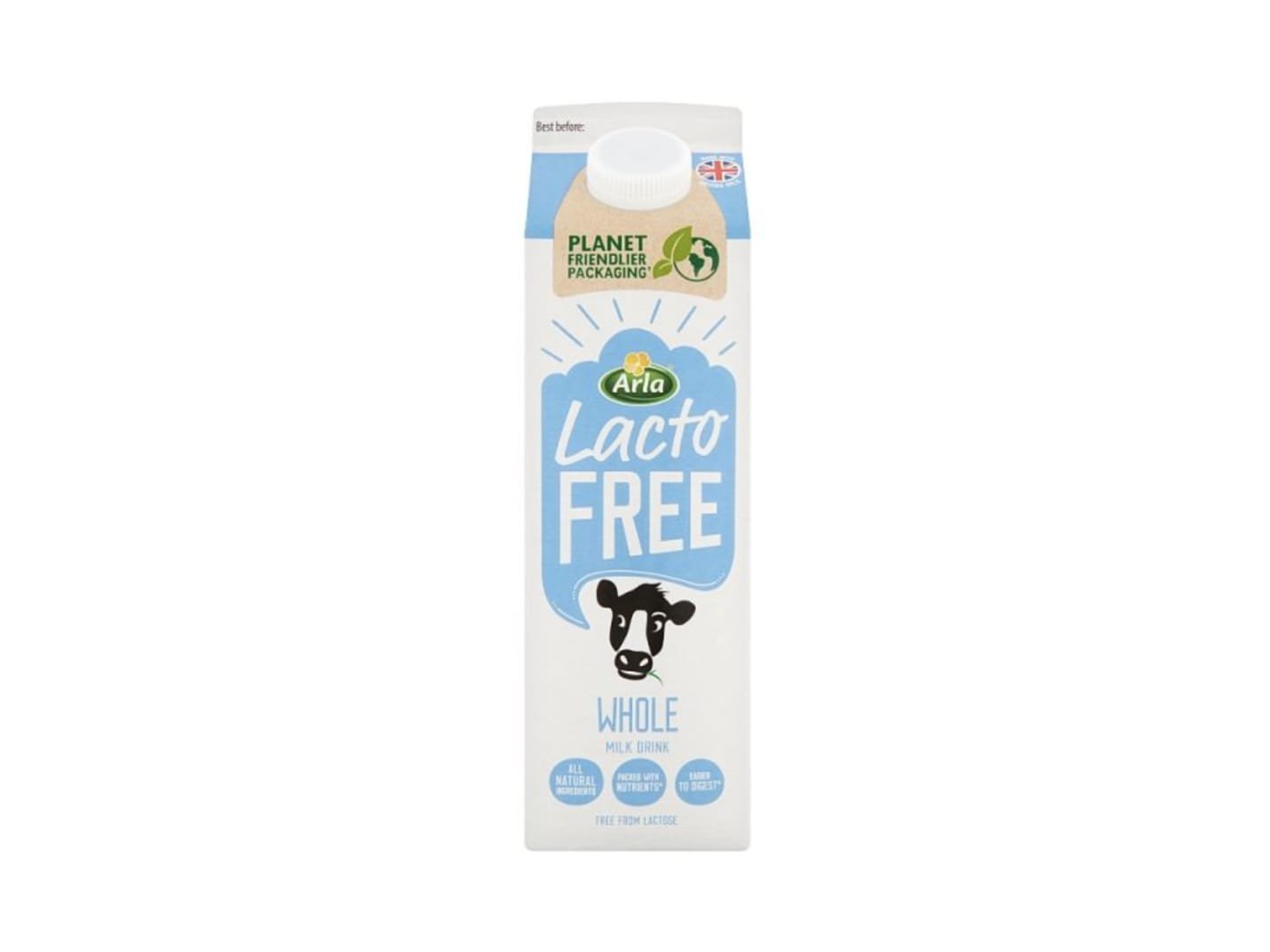 Arla Lactofree Long Life Whole Milk 1L